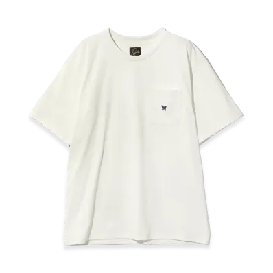 NEEDLES S/S Crew Neck Tee Poly Jersey "White"