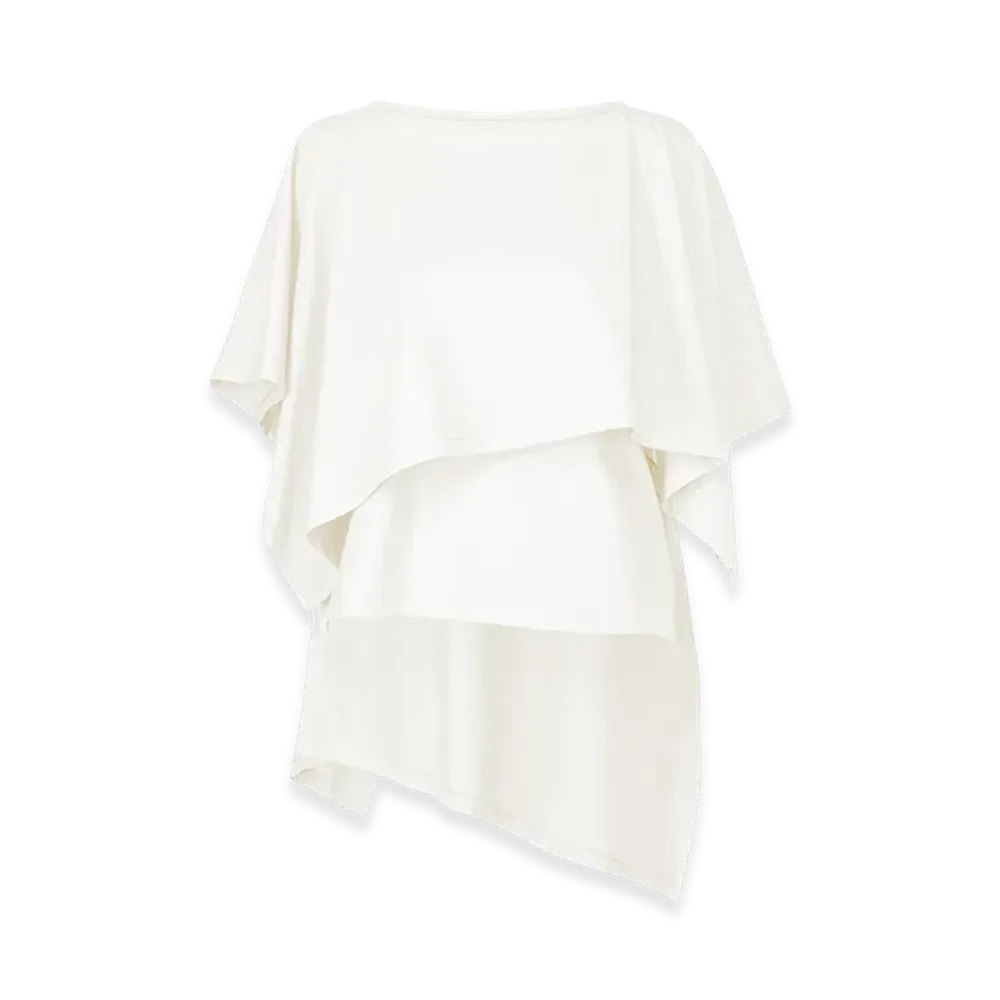 ISSEY MIYAKE Layered-T "White"