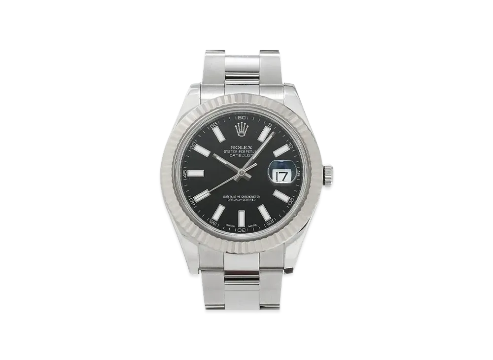 ROLEX Datejust II "Black/Stainless Steel/White Gold"