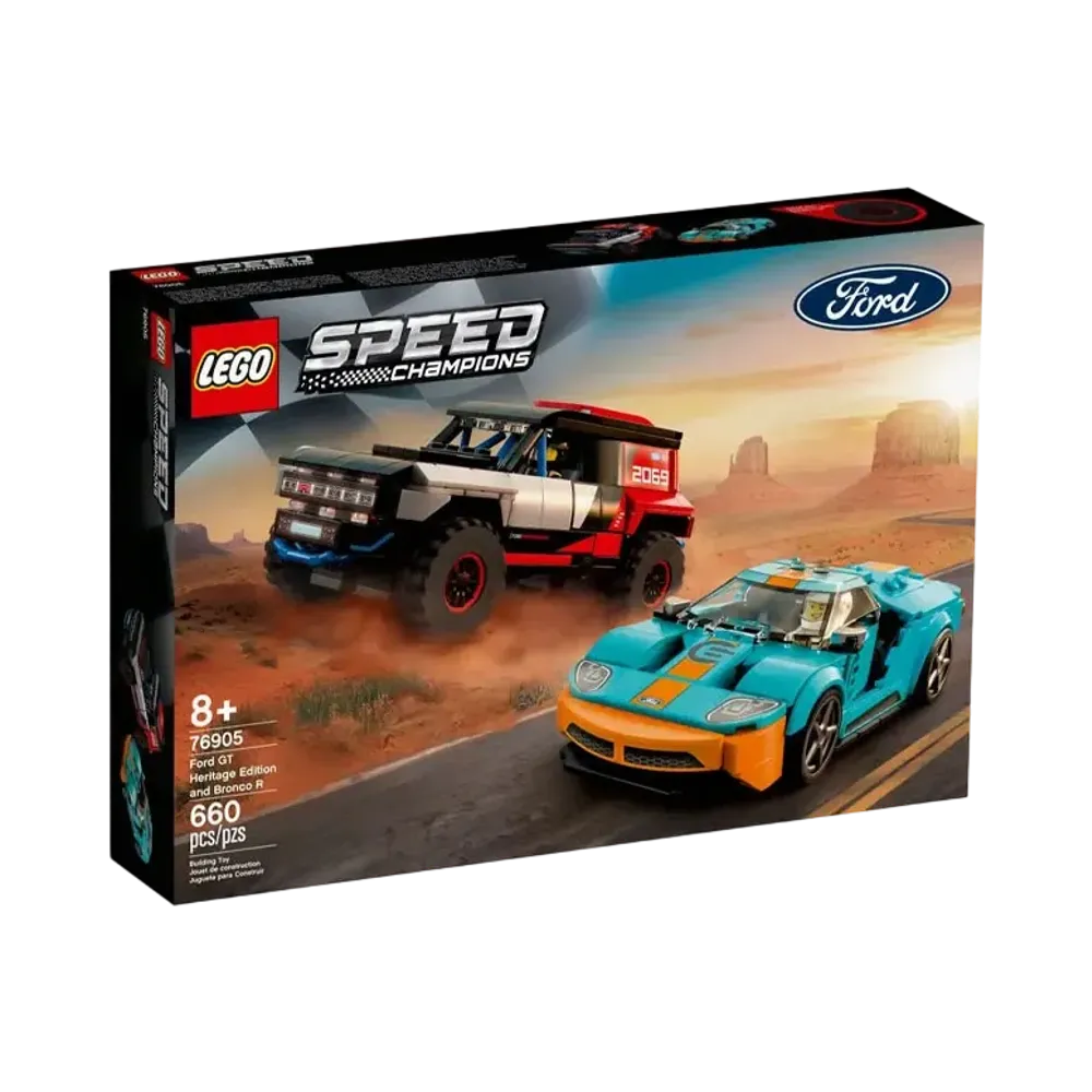 LEGO SPEED CHAMPIONS "Ford GT Heritage Edition and Bronco R" [76905]