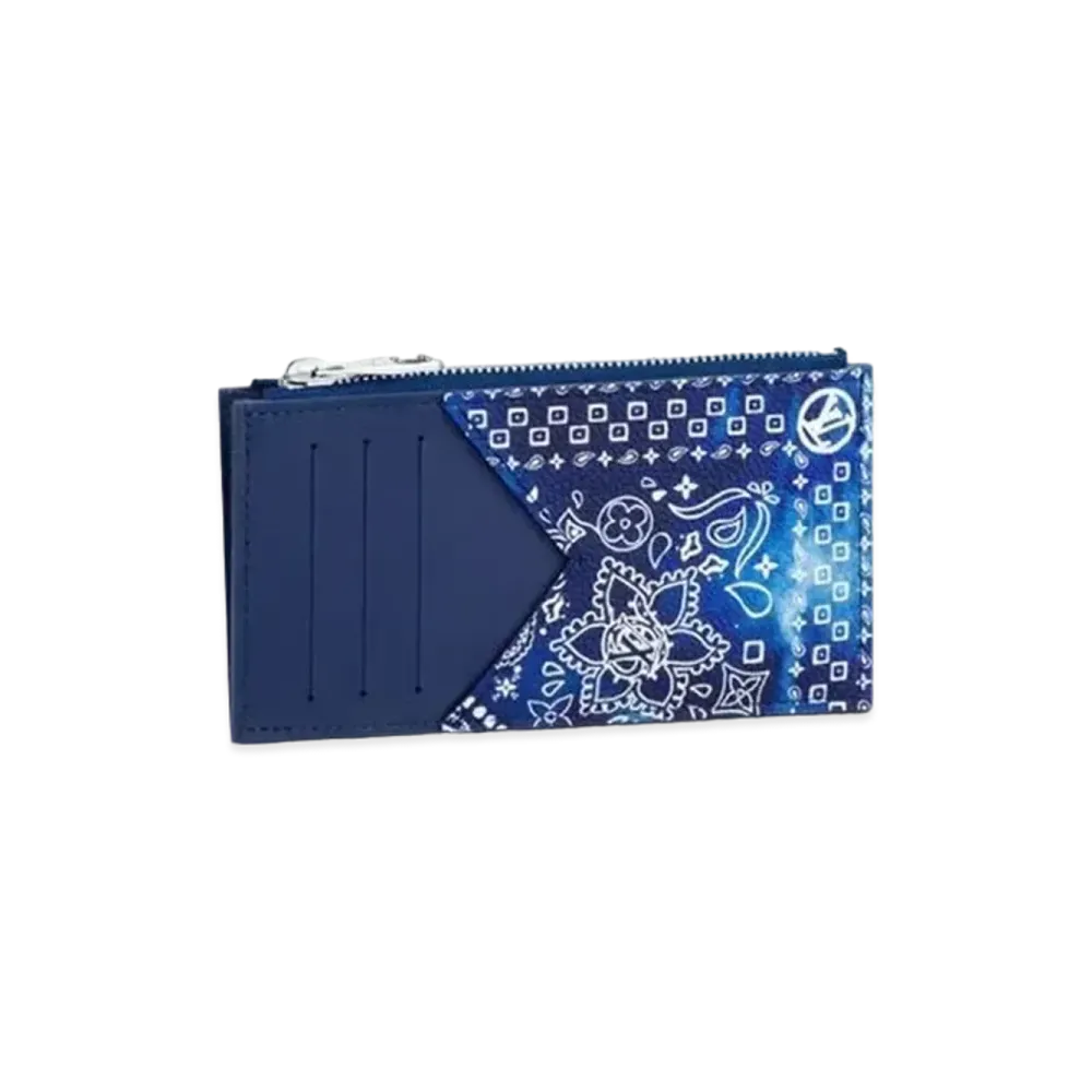 Louis Vuitton Coin Card Holder "Blue"