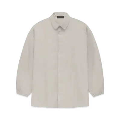 FEAR OF GOD ESSENTIALS Button Down Shirt "Silver Cloud"