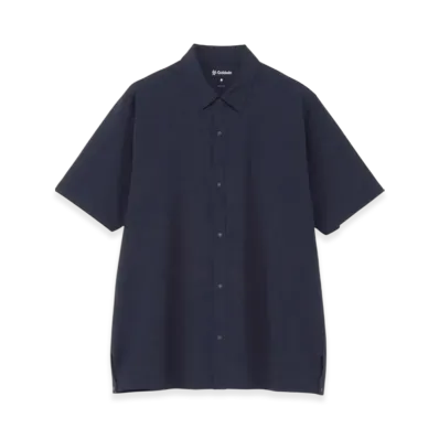 Goldwin Airflow Hike Short Sleeve Shirt (Unisex) "Ink Navy"
