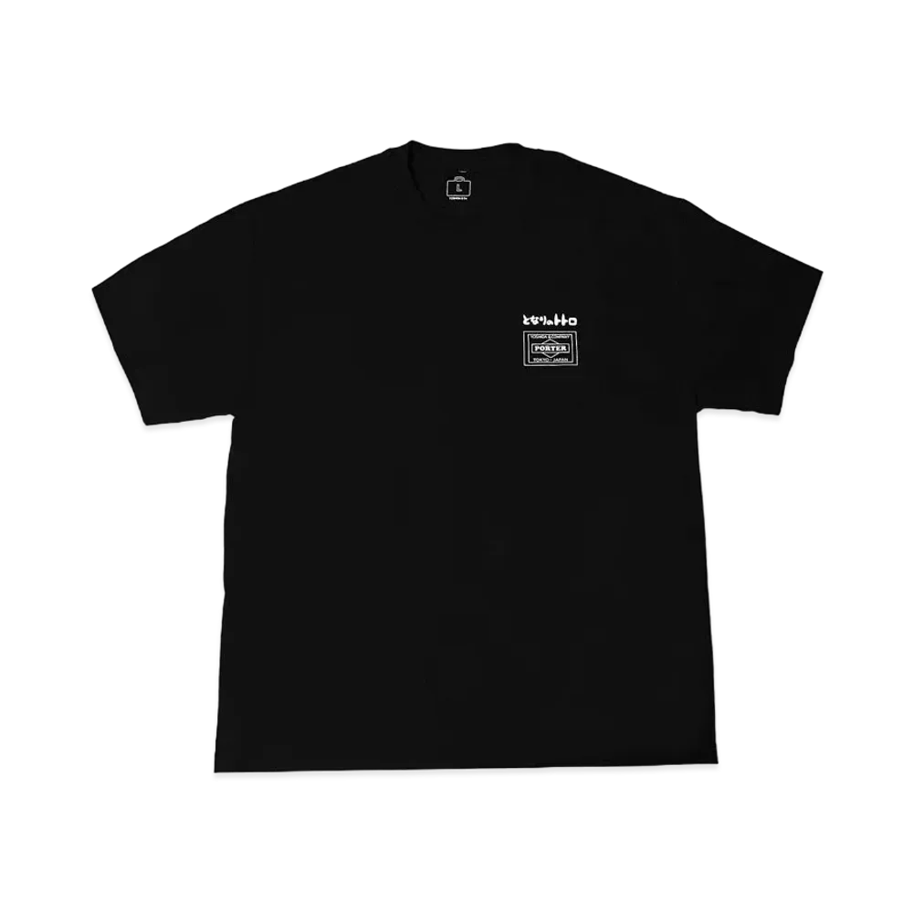 PORTER x My Neighbor Totoro Tee "Black"