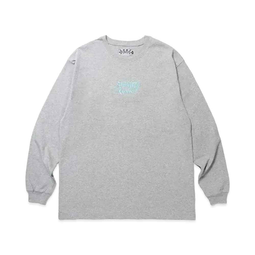 APHRODITEGANG Classic Logo L/S Tee Gray "Blue"