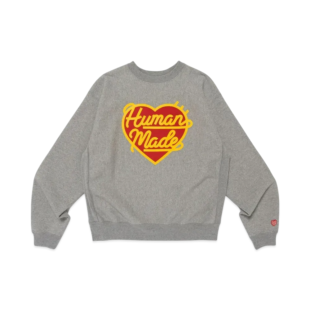 HUMAN MADE Heavyweight Sweatshirt "Gray" HM29CS016