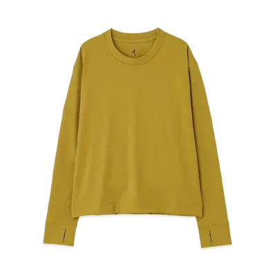 MIZUNO For Margaret Howell Women's T-shirt "Tumeric"