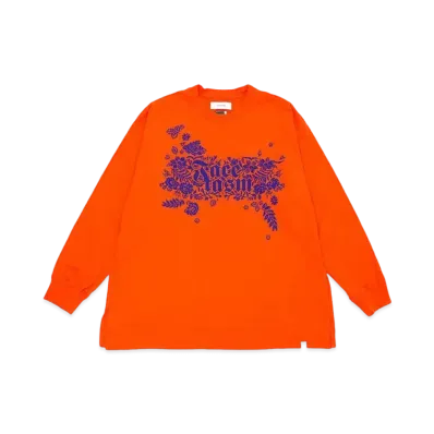 FACETASM BANDANA LOGO SLEEVE TEE "PINK"