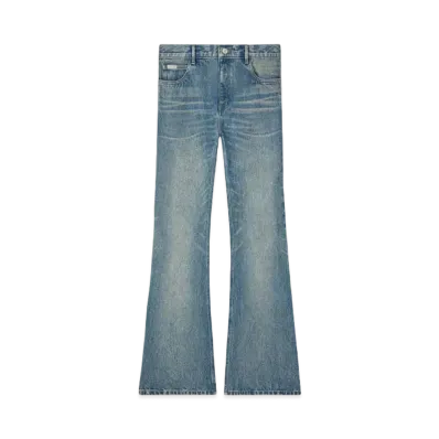 Courreges 5-Pocket Denim Bootcut Pants "Vintage Medium Blue"