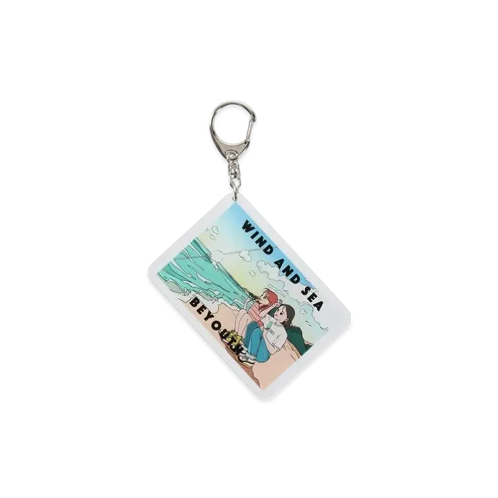 Yoshifuku Honoka x WIND AND SEA Key Holder "Beach"