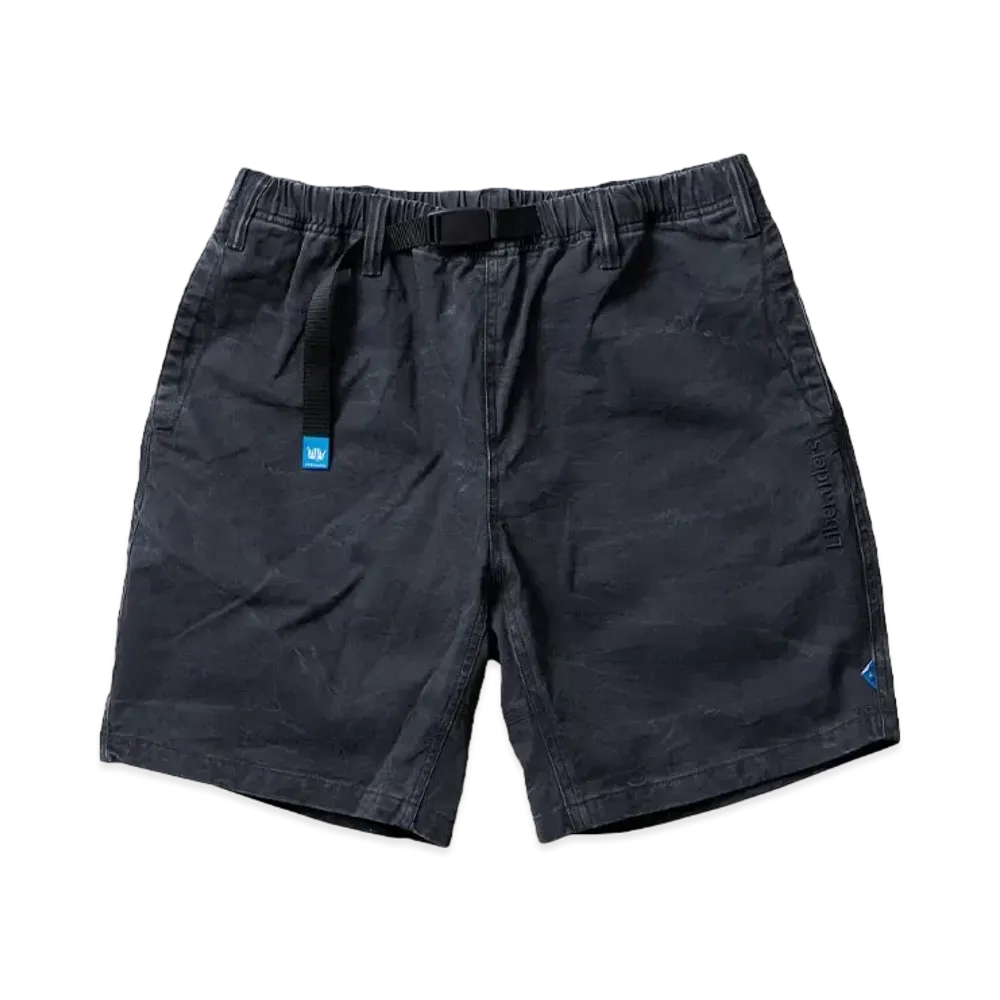 Liberaiders GARMENTDYED CLIMBING SHORTS "CHARCOAL"
