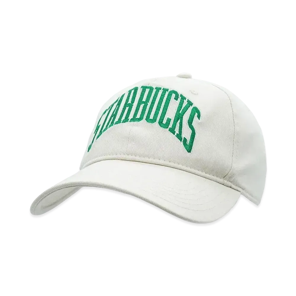 STARBUCKS x BEAMS Baseball Cap College Design "Beige"