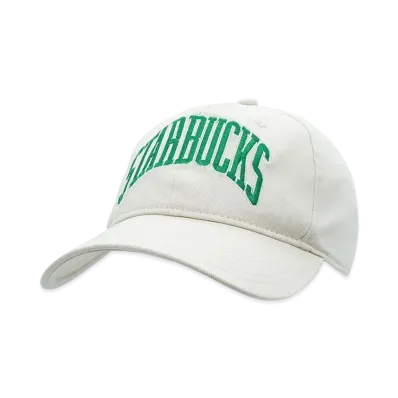 STARBUCKS x BEAMS Baseball Cap College Design "Beige"