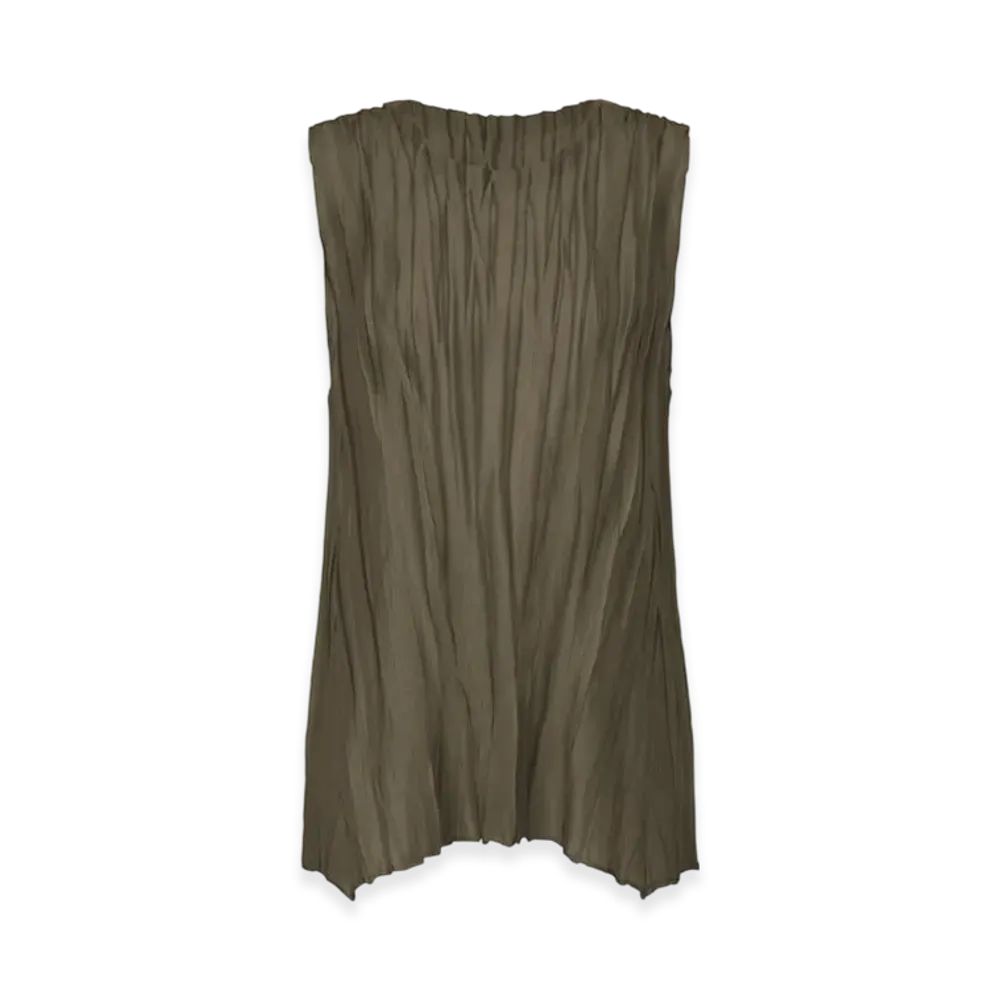 PLEATS PLEASE ISSEY MIYAKE Sheer Twist "Brown"
