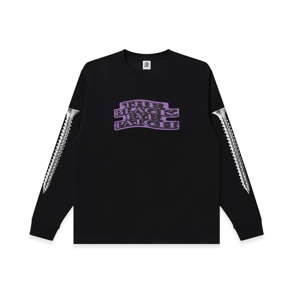 BlackEyePatch Screwed & Distorted OG Label L/S Tee "Black"