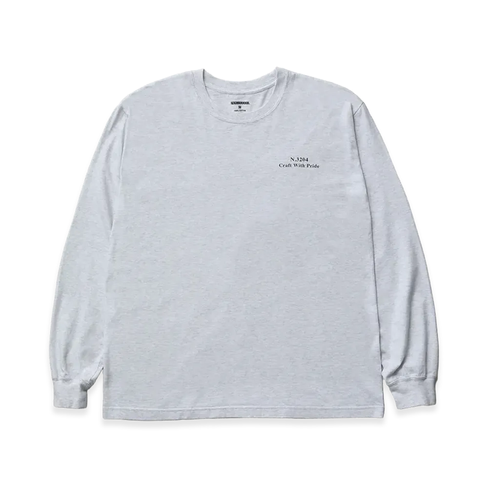 NEIGHBORHOOD NH . Tee LS-17 "Gray"