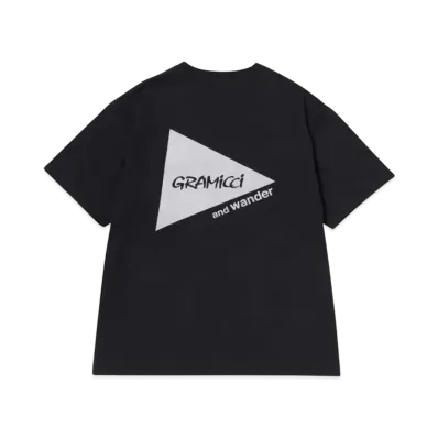 GRAMICCI x and wander Backprint Tee "Black"