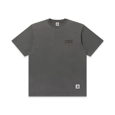 BlackEyePatch x Yuki Chiba "Billionaire" Coin Embroidered Tee "Charcoal"