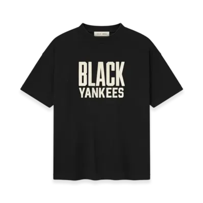FEAR OF GOD x MLB ESSENTIALS Black Yankees Tee "Black"