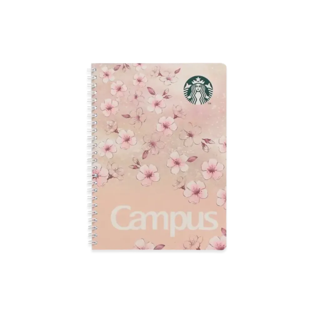 STARBUCKS SAKURA 2026 STARBUCKS Campus Ring Notebook "Beige"