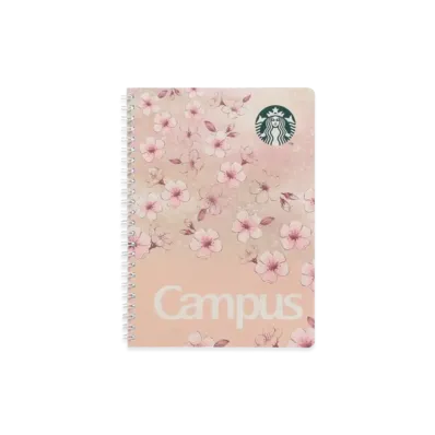 STARBUCKS SAKURA 2026 STARBUCKS Campus Ring Notebook "Beige"
