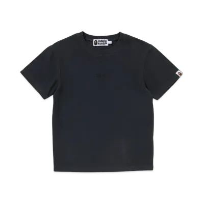 A BATHING APE Pigment Dyed Rib Tee "Black"