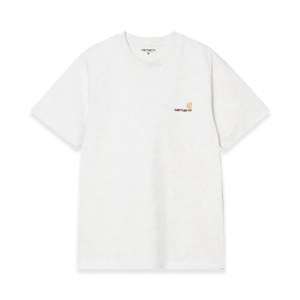 Carhartt WIP S/S American Script T-Shirt "Ash Heather"