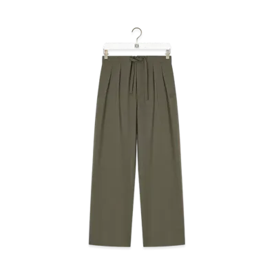 LOEWE Drawstring Trousers "Khaki Green"