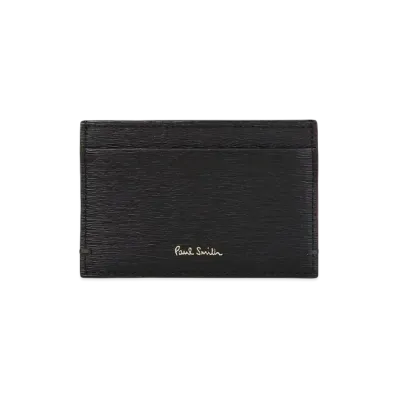 Paul Smith Colored Edge AW24 Pass Case "Black"