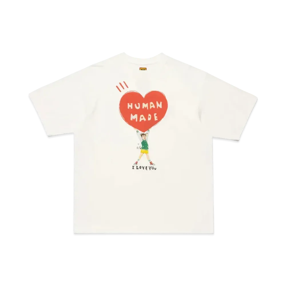 HUMAN MADE Keiko Sootome T-Shirt Side A "White" XX29TE008