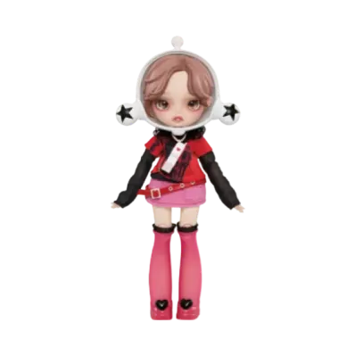 POP MART "BJD" SKULLPANDA x Komatsu Nana action figure