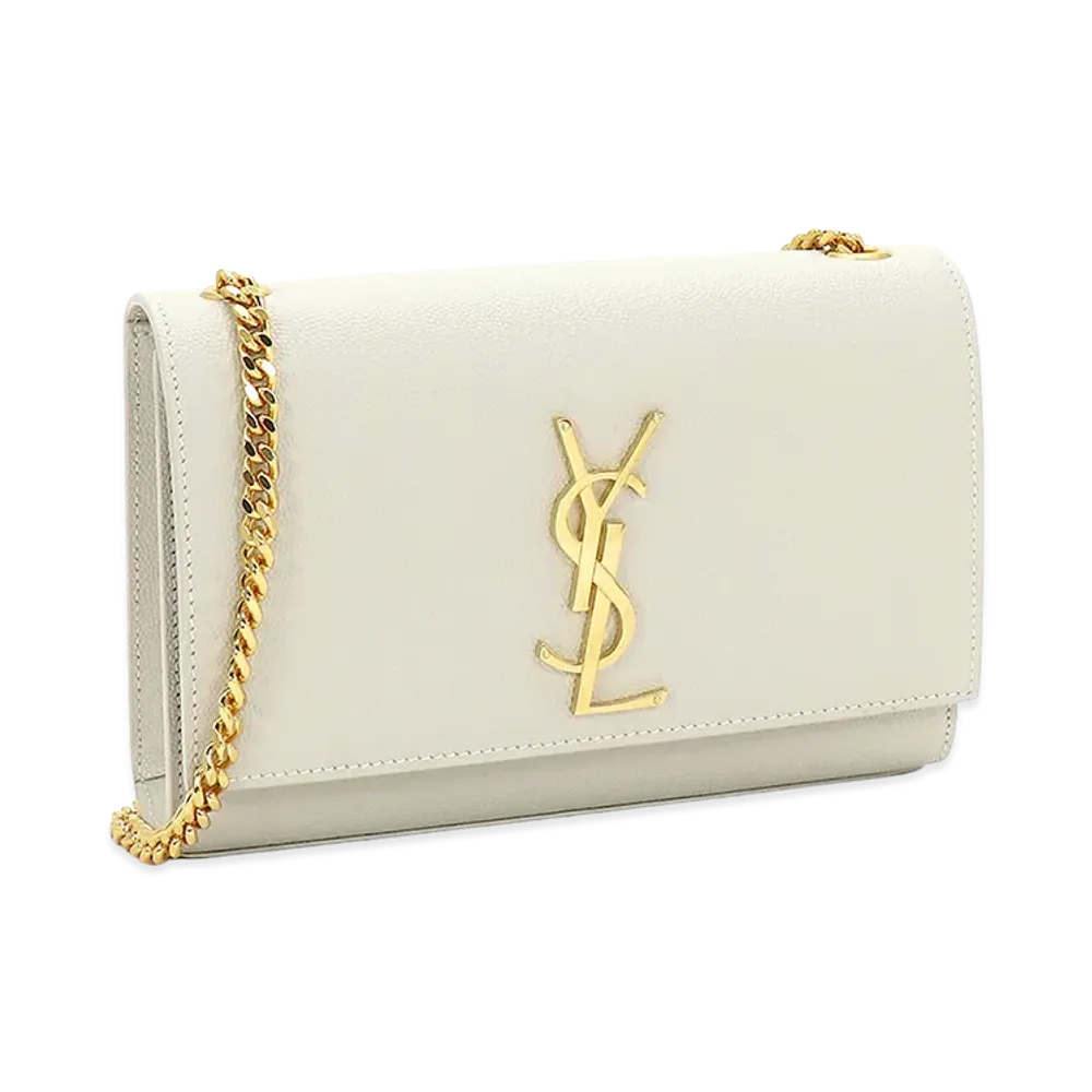 Saint Laurent Women's Shoulder Bag Kate Small "Crema Soft"