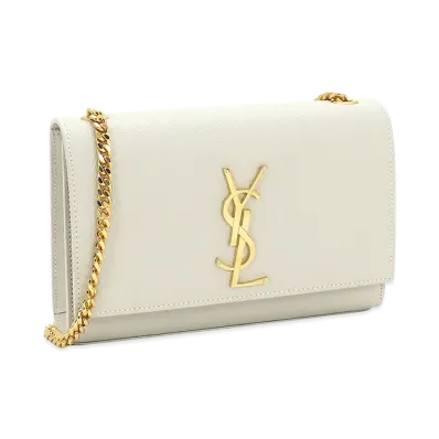 Saint Laurent Women's Shoulder Bag Kate Small "Crema Soft"