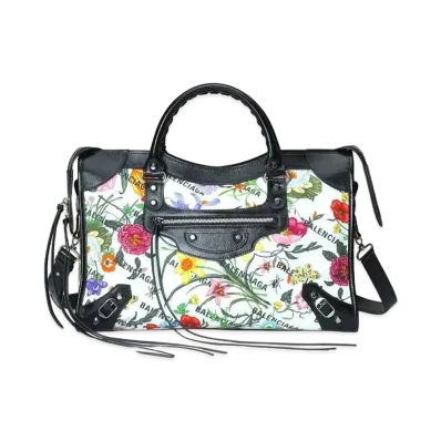 GUCCI x BALENCIAGA The Hacker Neo Classic Medium Bag "Floral"