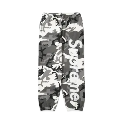 Supreme Satin Applique Sweatpant (26SS) "Snow Camo"