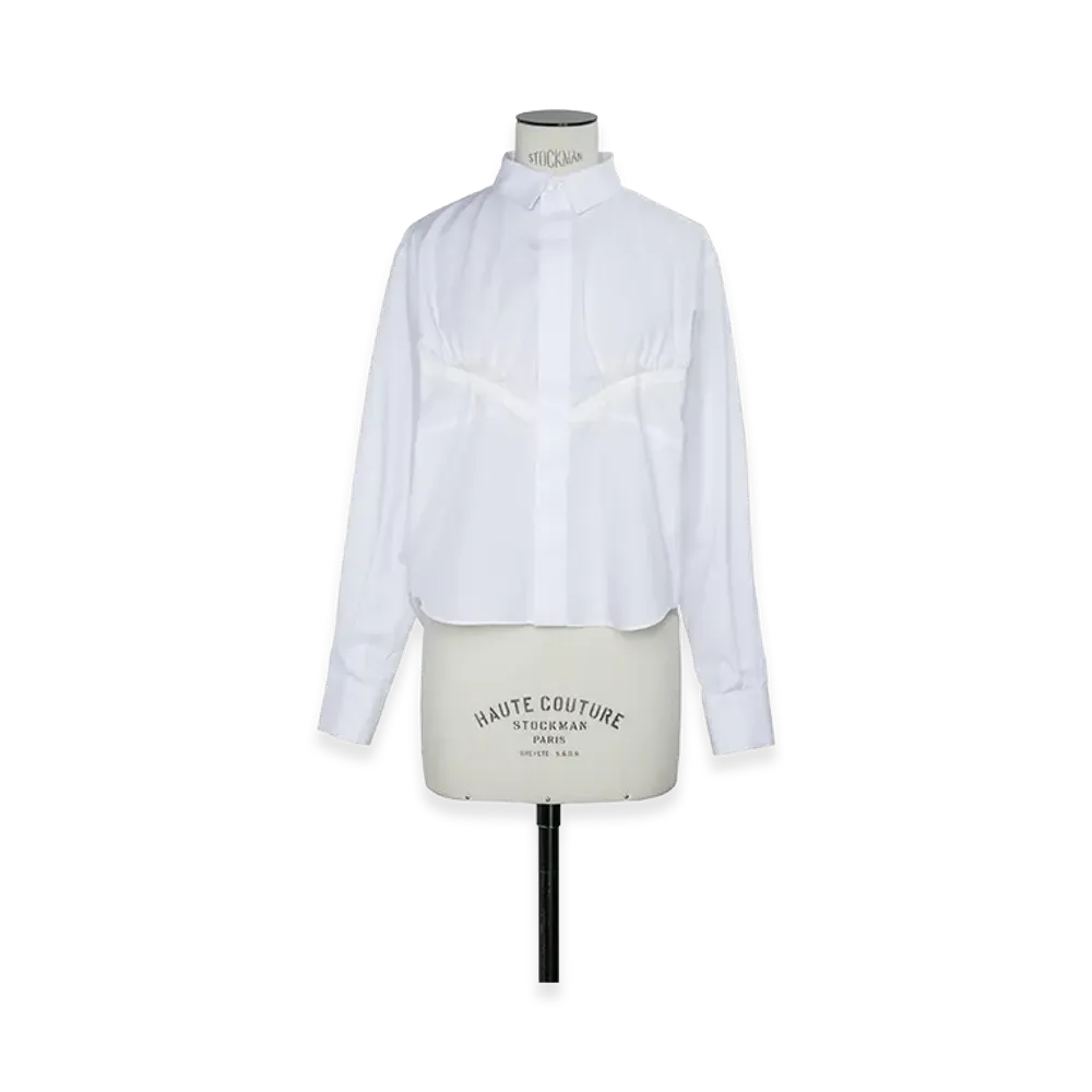 sacai Women's Poplin Shirt "Off White"