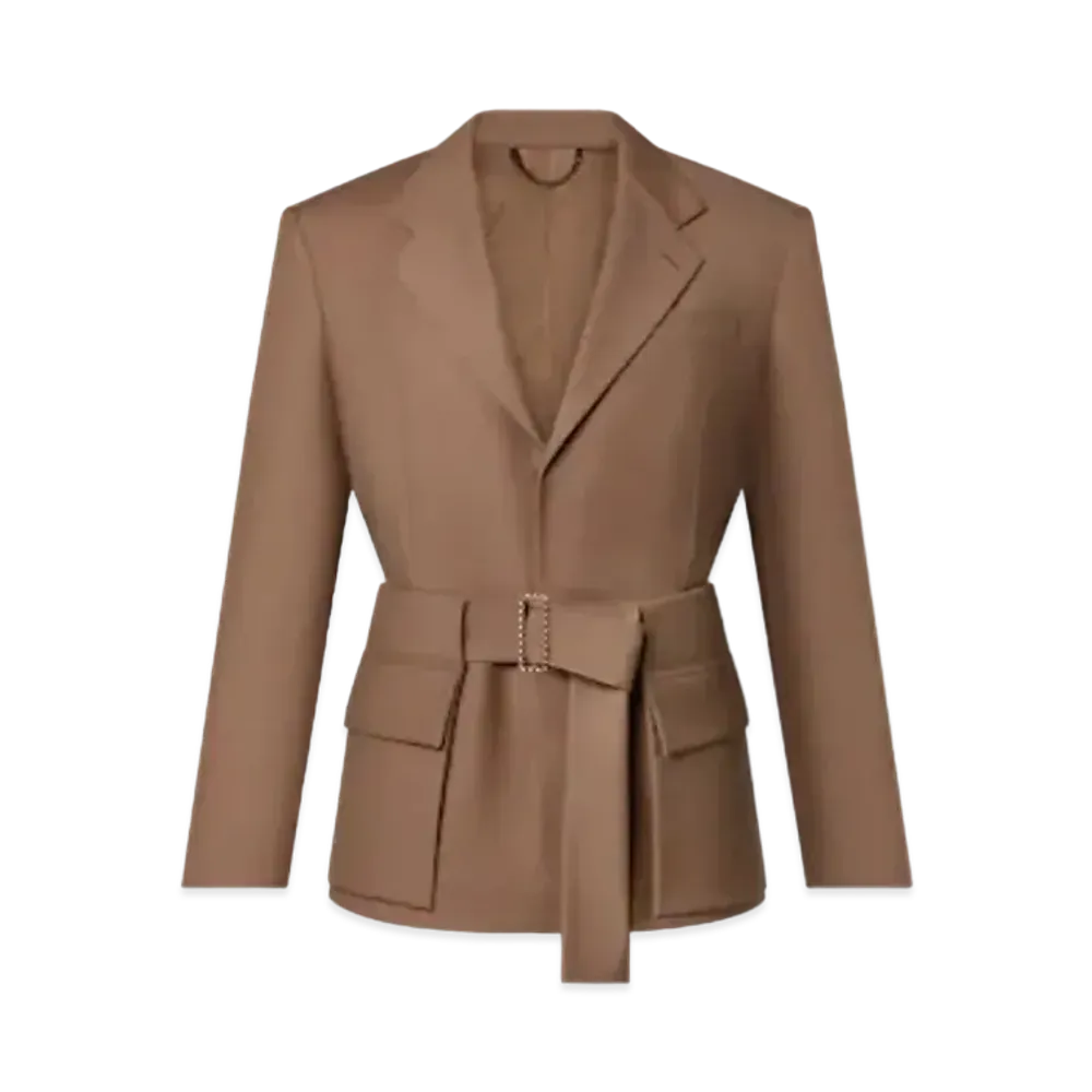 Louis Vuitton Belted Damier Jacket