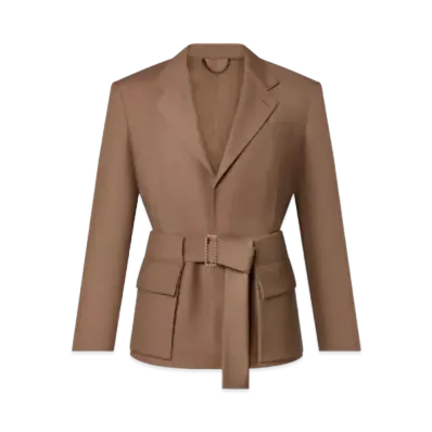 Louis Vuitton Belted Damier Jacket