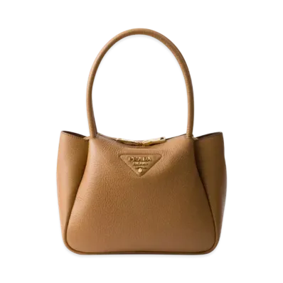PRADA Small Leather Bag "Camel"