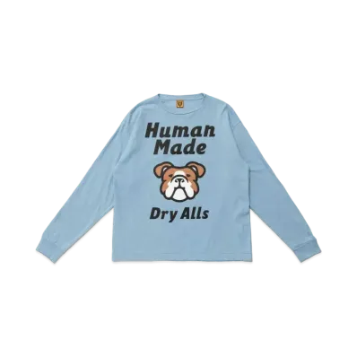 HUMAN MADE L/S T-SHIRT "Blue"