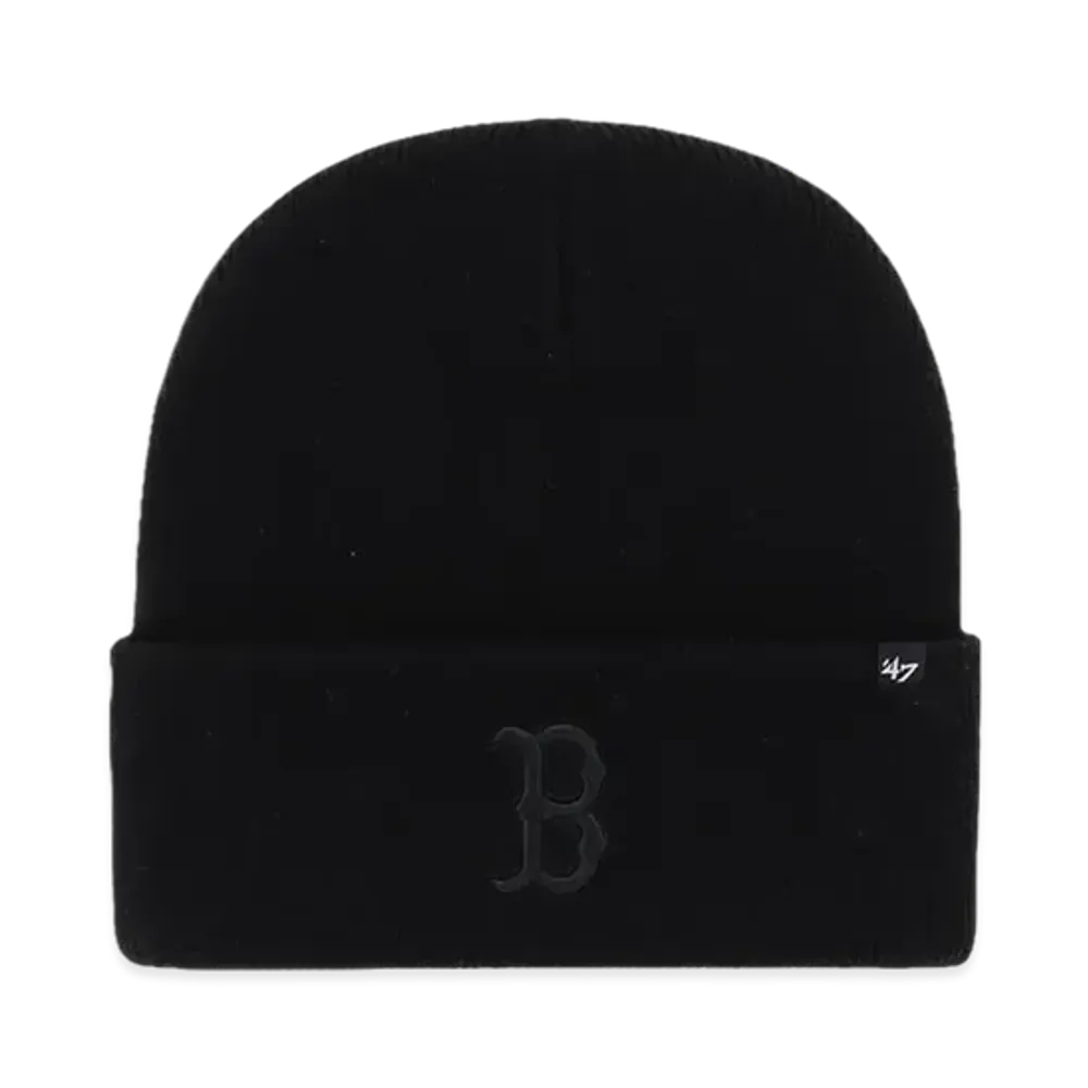 47 MLB Haymaker Cuff Knit "Red Sox Black"