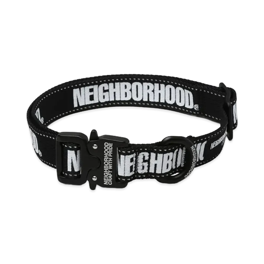 NEIGHBORHOOD Dog Collar Wide "Black"