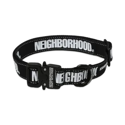 NEIGHBORHOOD Dog Collar Wide "Black"
