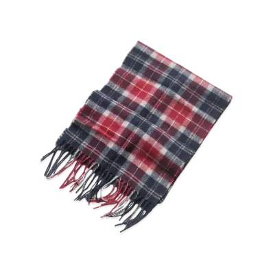 Barbour Tartan Lambswool Scarf Check "Cranberry Tartan"