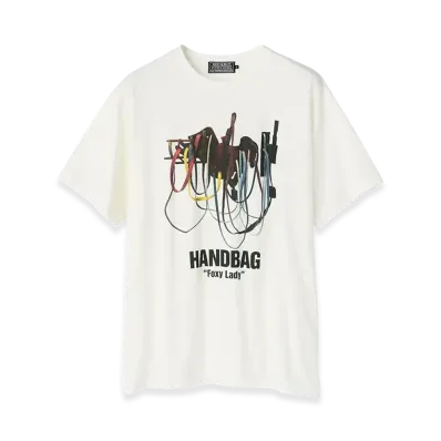 HYSTERIC GLAMOUR x Jim Lambie Handbag Foxy Lady Tshirt "White"