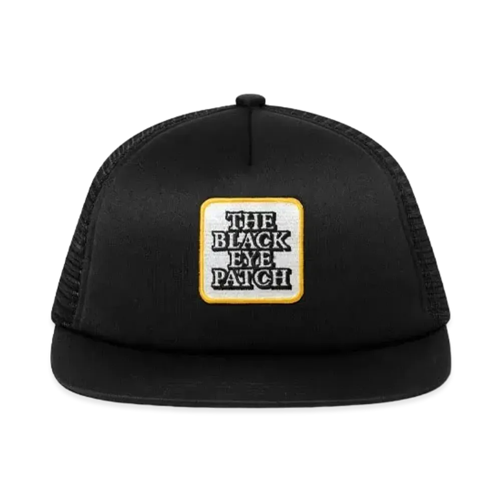 Black Eye Patch OG Label Mesh Cap "Black"