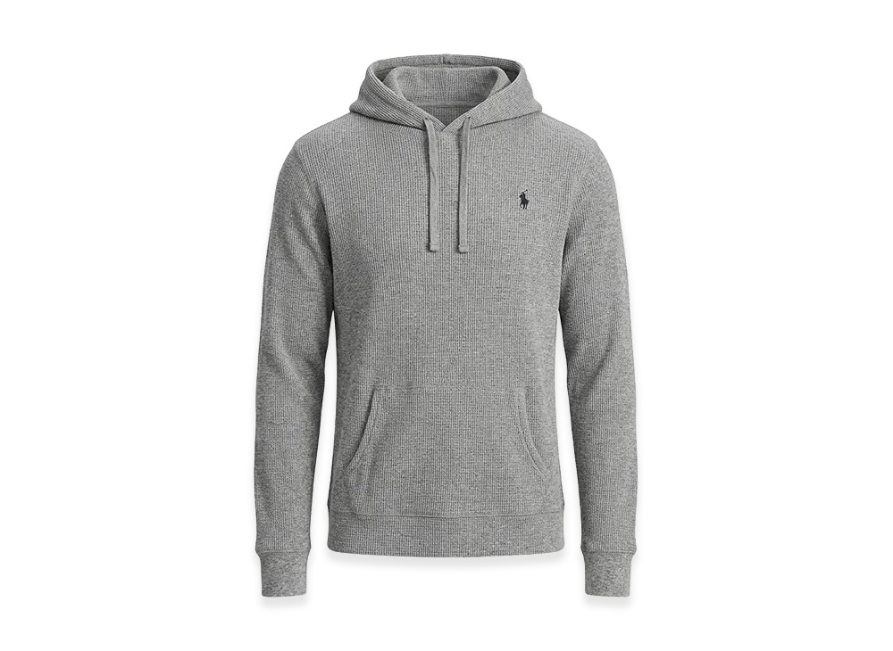 Polo Ralph Lauren Long Sleeve Pockets Pullover Hoodie "Gray Heather"
