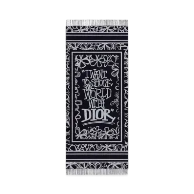 Dior x Shawn Stussy Scarf "Blue"