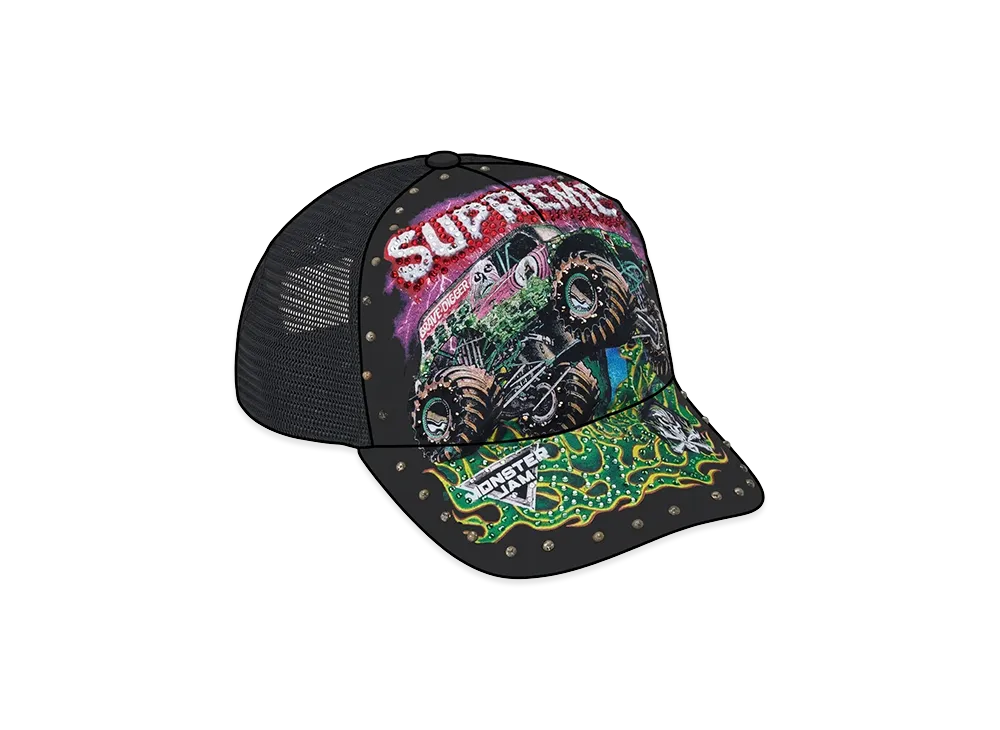 Supreme Grave Digger Mesh Back 5-Panel "Black"