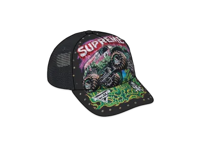 Supreme Grave Digger Mesh Back 5-Panel "Black"